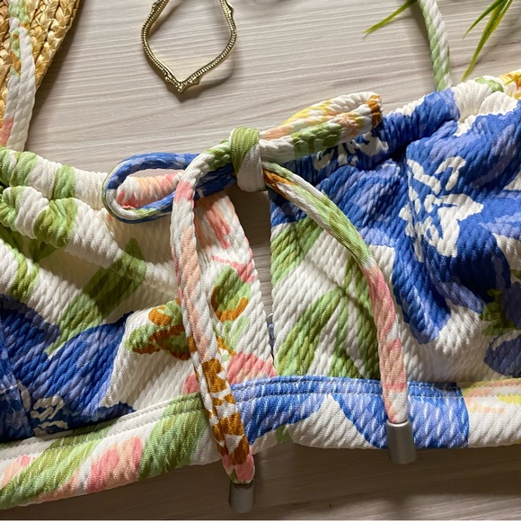 Billabong 🌼 Floral Coco Bralette Ruched Bikini Top - Picture 4 of 13